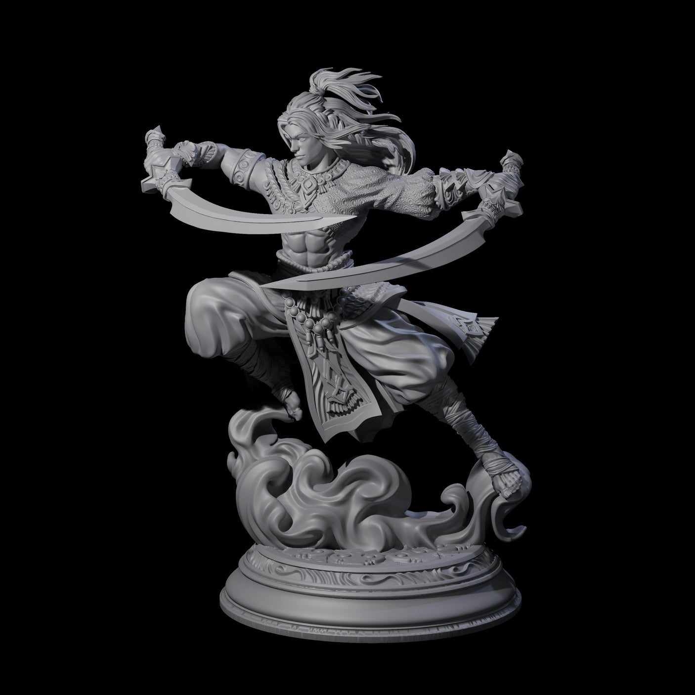 Leaping Air Elemental Monk