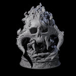 Huge Flaming Skull