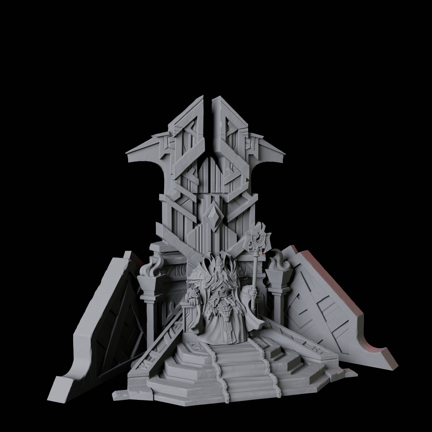 Dwarf High King on Throne