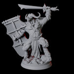 Yakfolk Warrior with Sword and Shield
