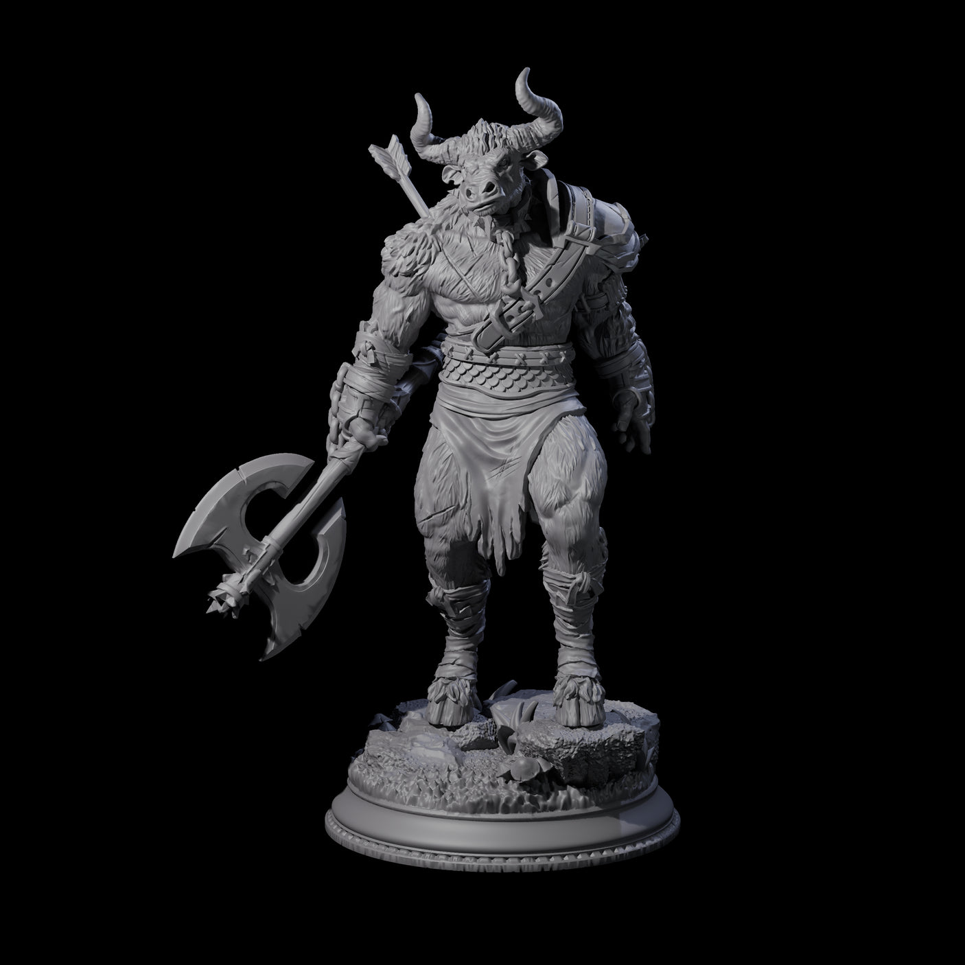 Grizzly Minotaur Warrior A