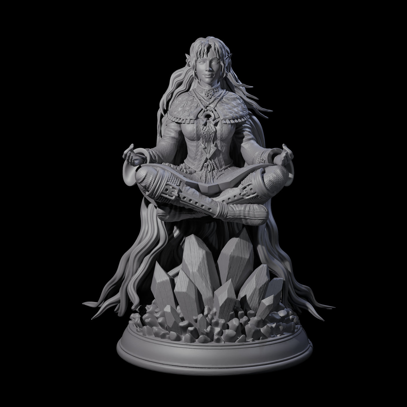 Floating Elf Wizard