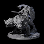 Imposing Bugbear Champion mounted on a Chimera