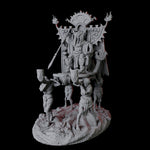 Undead Pharaoh on Litter