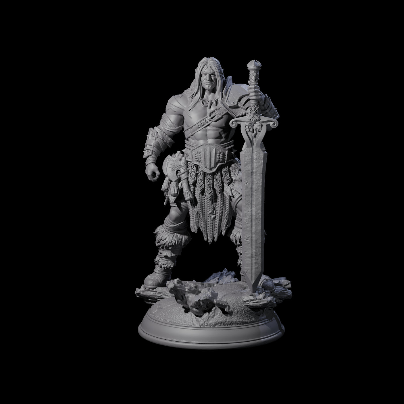 Grinning Barbarian Champion