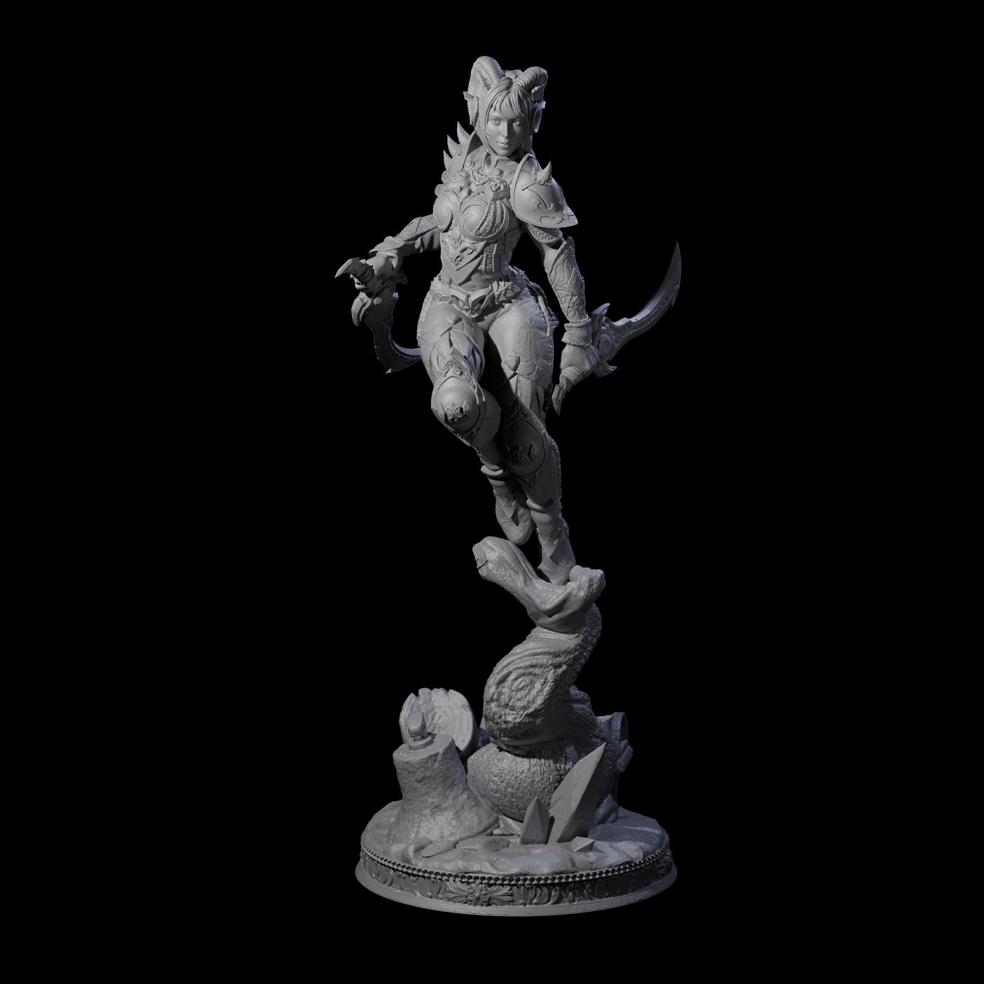 Stabbing Tiefling Rogue