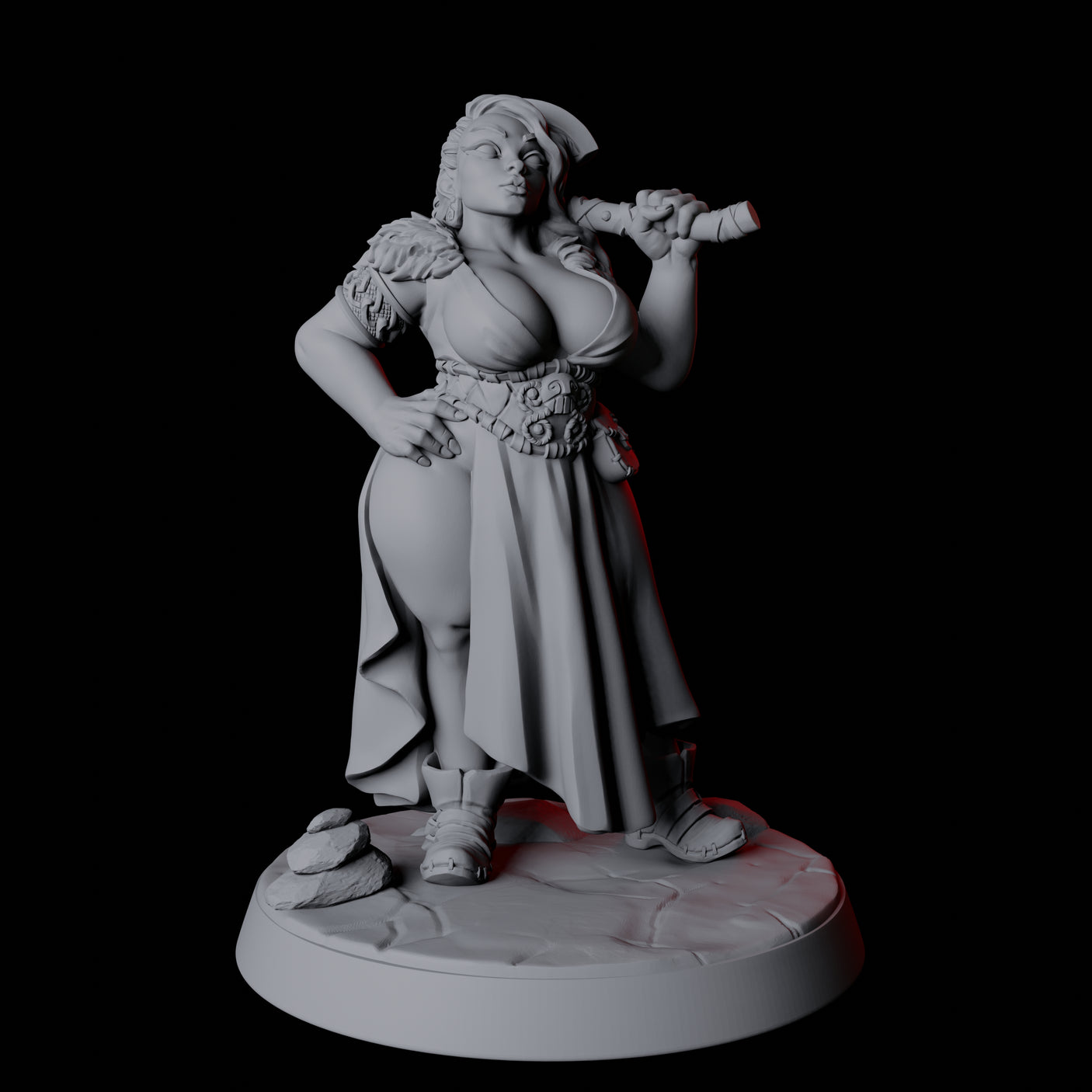 Buxom Viking Wife Pin-up