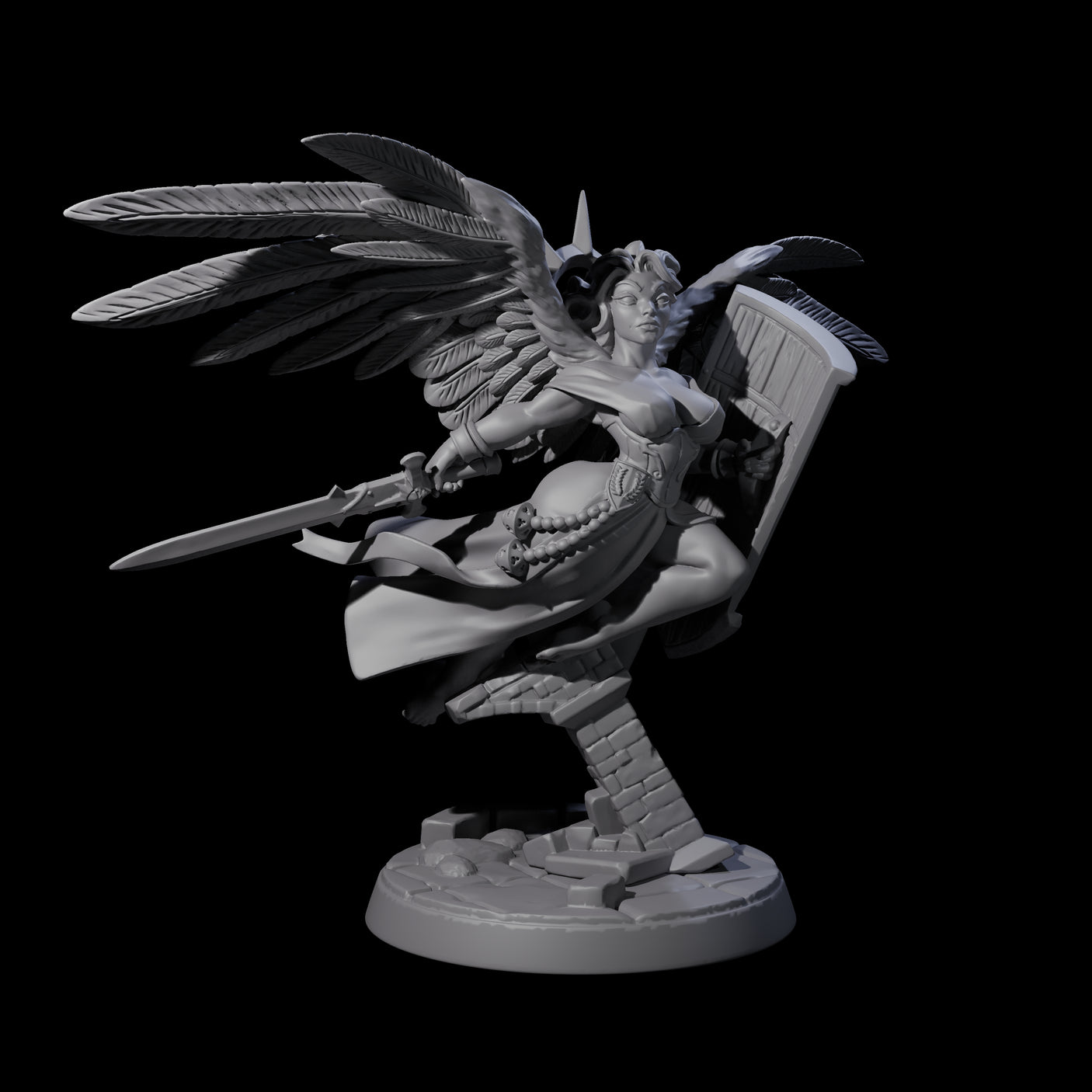 Flying Celestial Pin-up