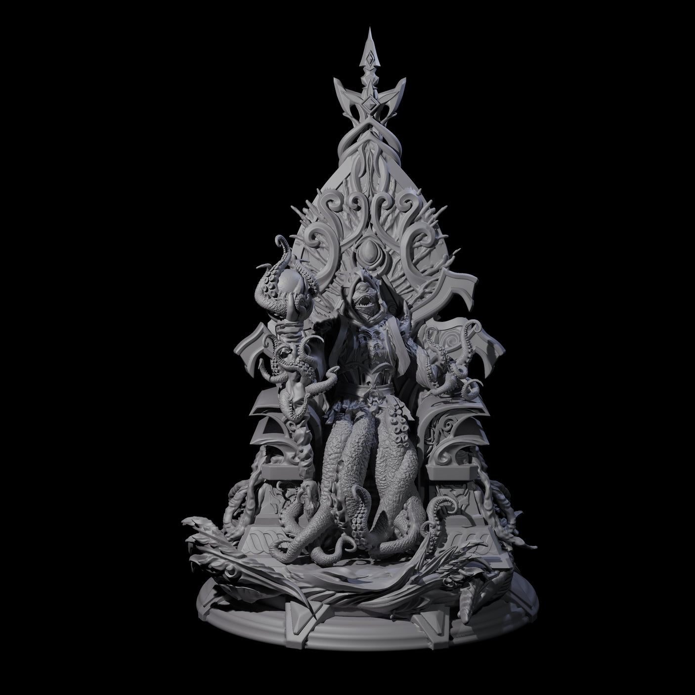 Enthroned Underwater Tentacle Monster