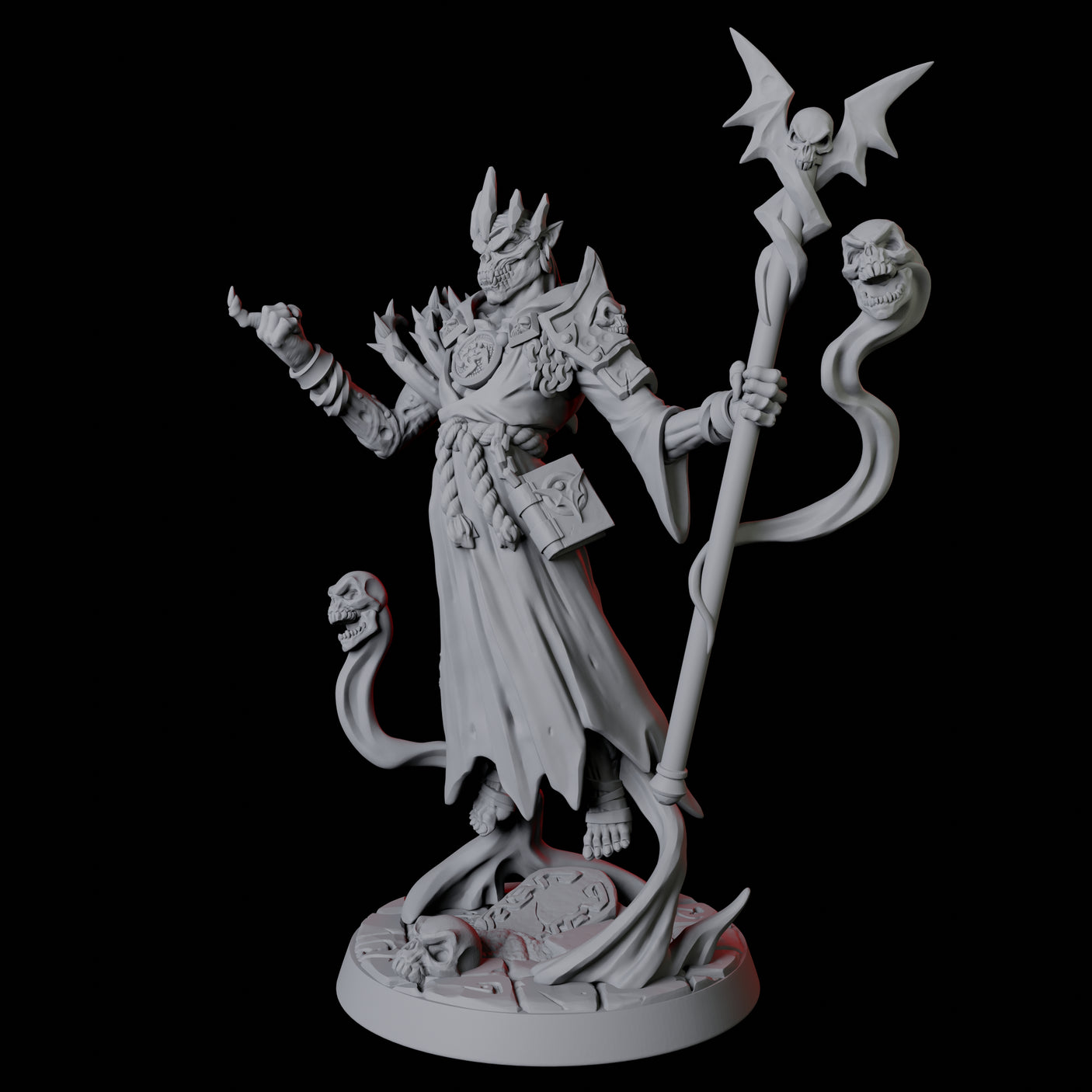 Floating Undead Warlock