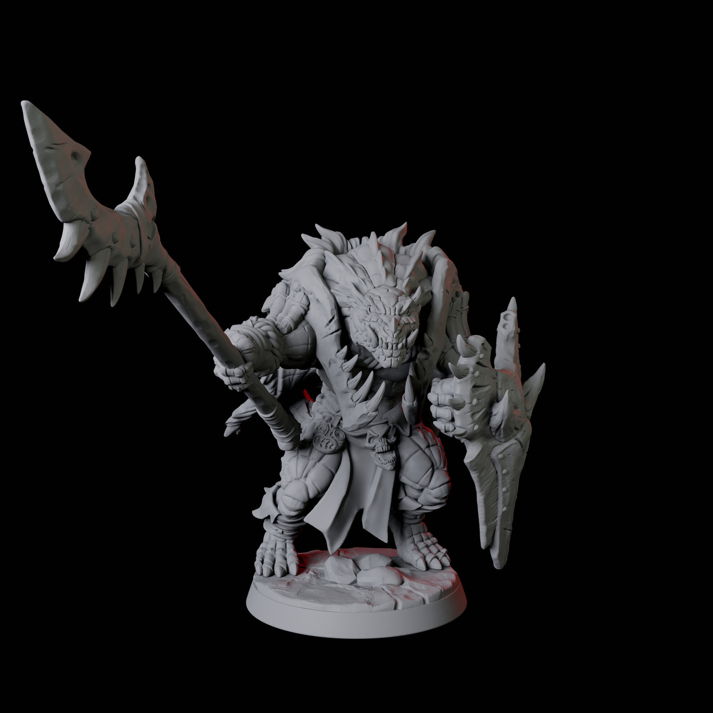 Powerful Frost Lizardfolk F