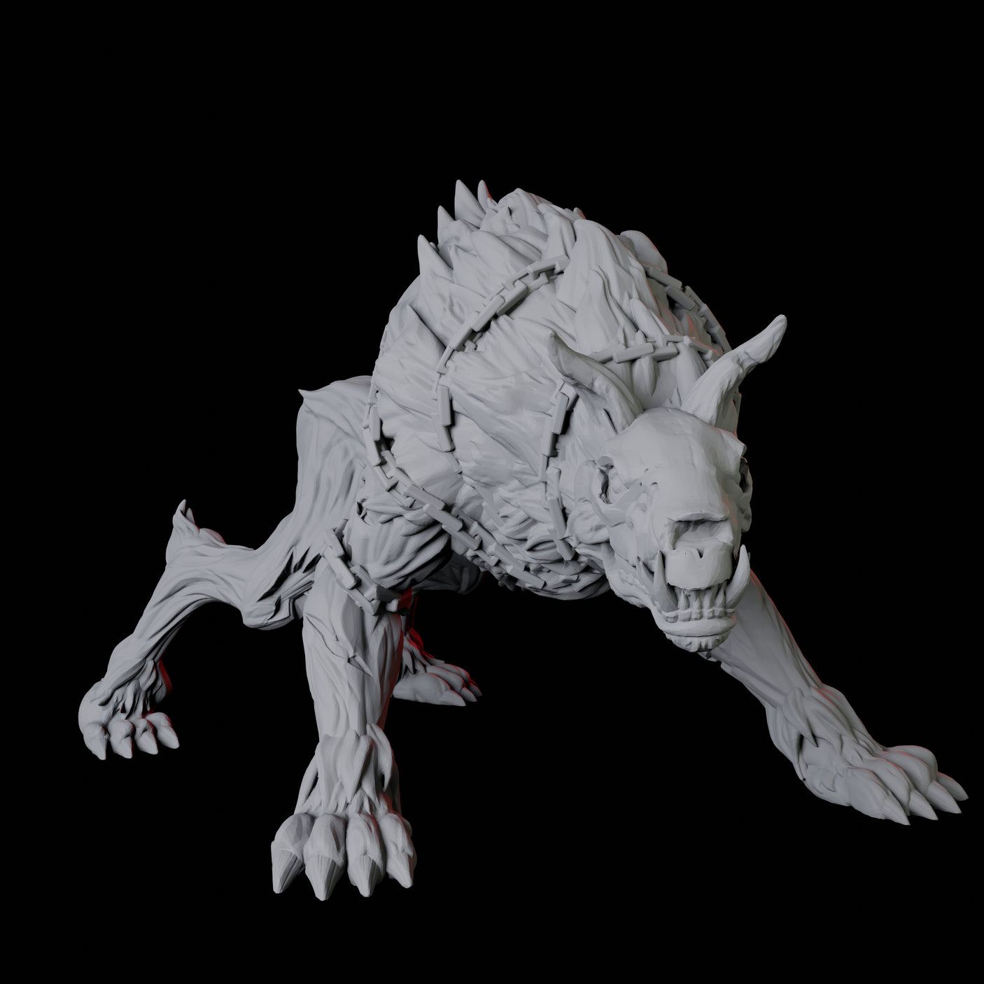 Snarling Hell Hound A