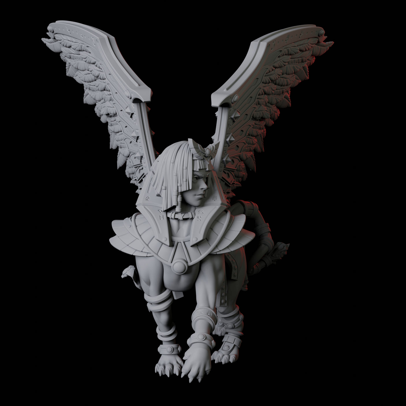 Majestic Winged Sphinx