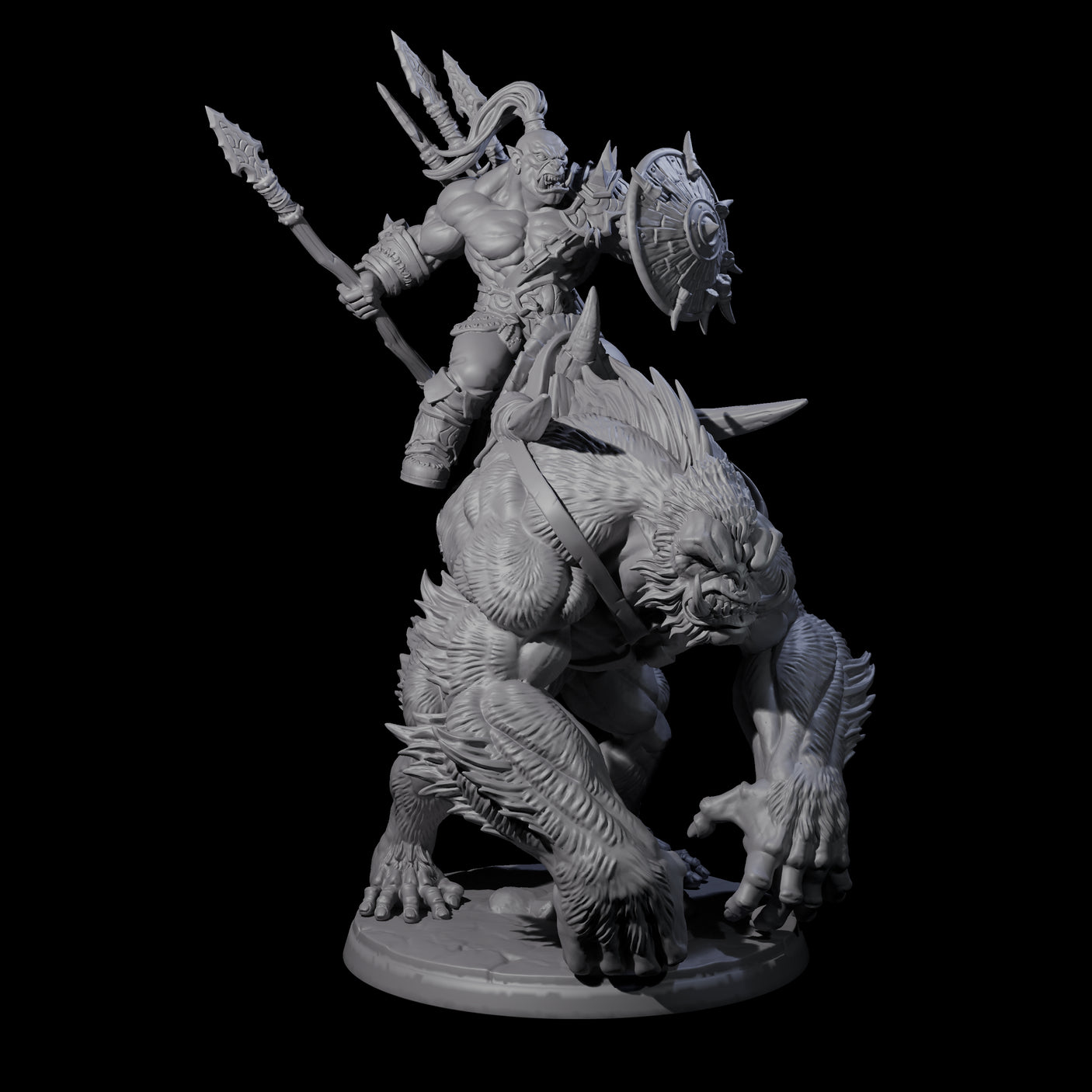 Orc Raider Riding Barlgura B