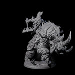 Berserker Dwarf riding Rhino B