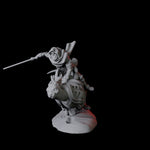Mummy Skeleton riding a large sphinx B