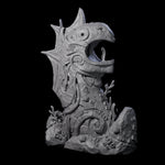 Underwater Ruined Statue B