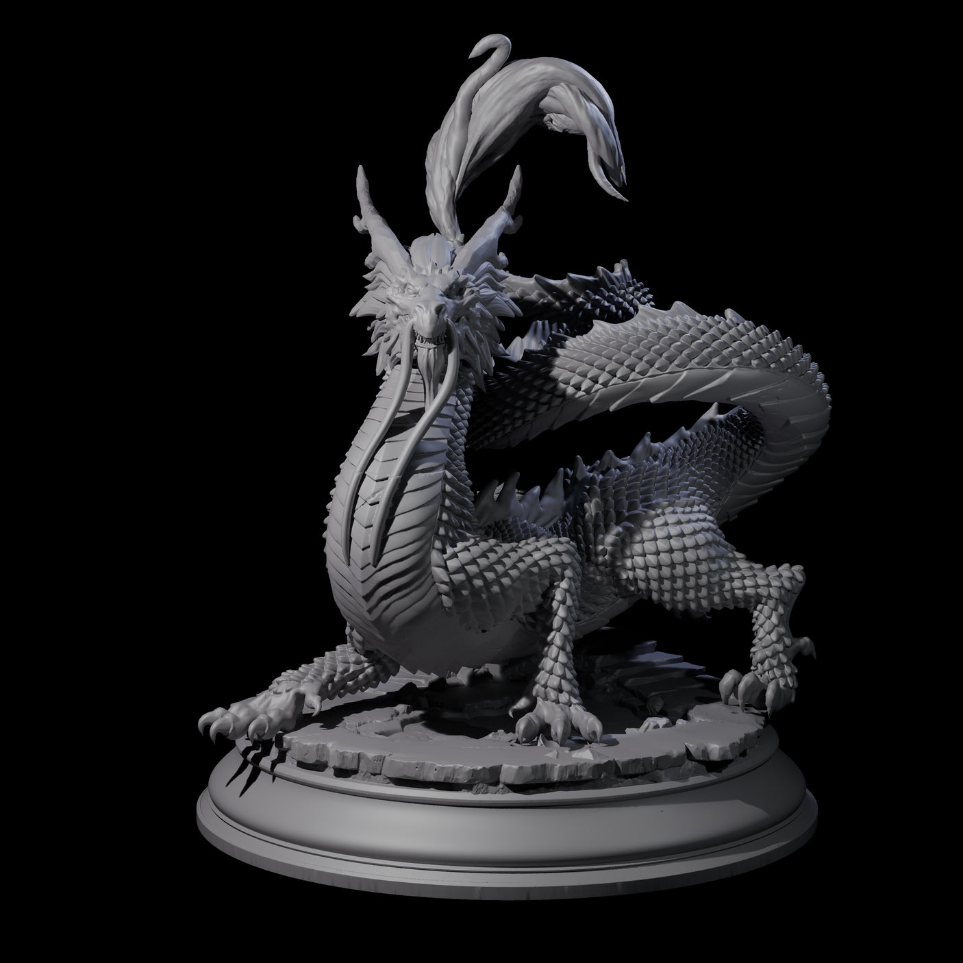 Impressive Gold Dragon