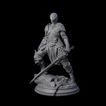 Leaning Ornate Knight