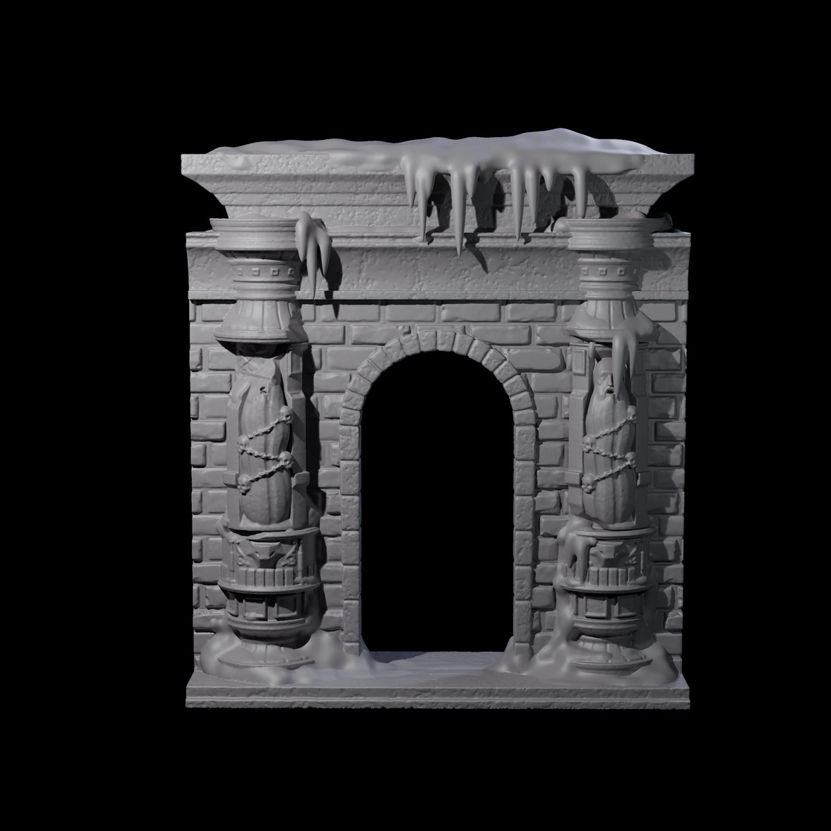 Ruined Frost Giant Temple Wall B