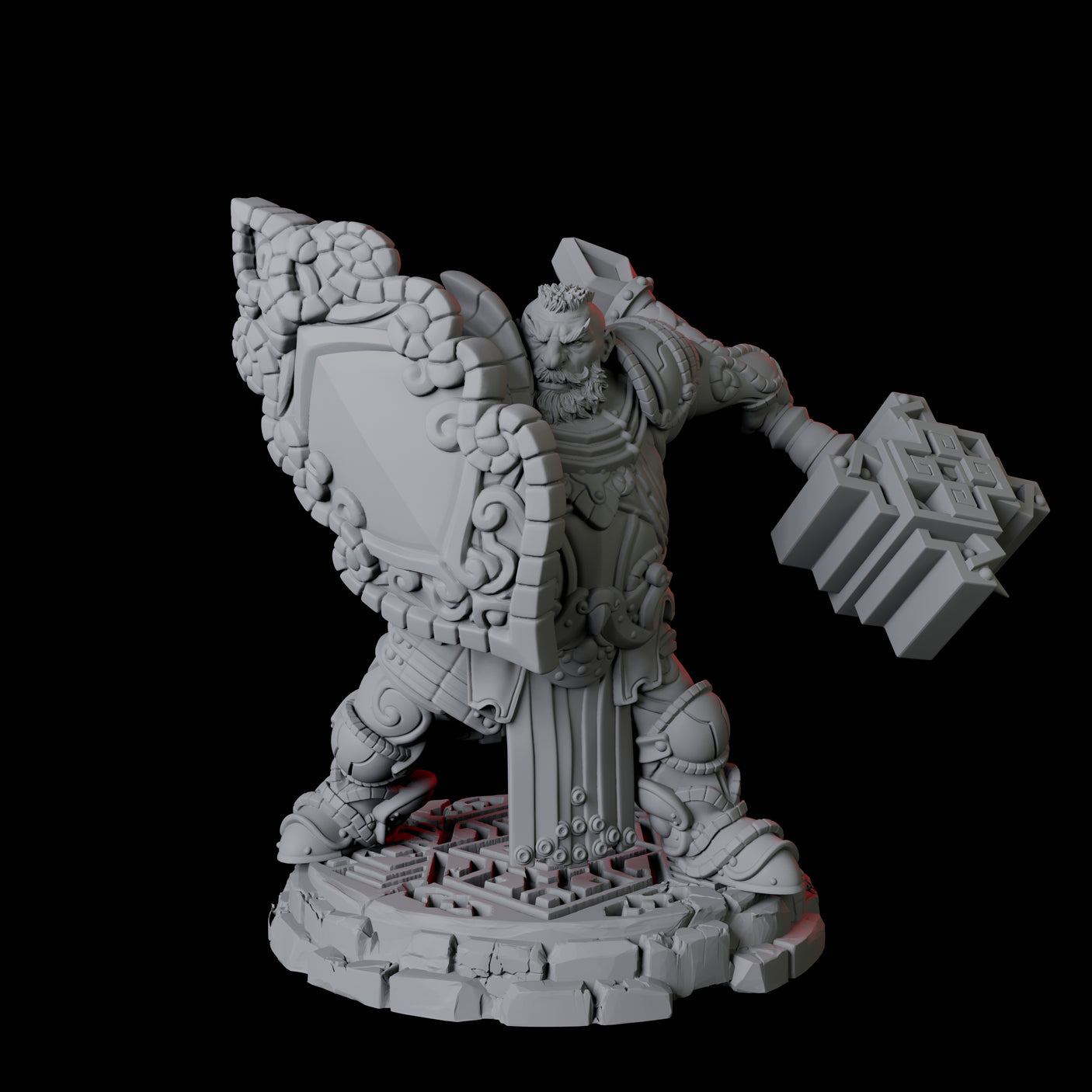 Heavy Armoured Dwarf Warrior C