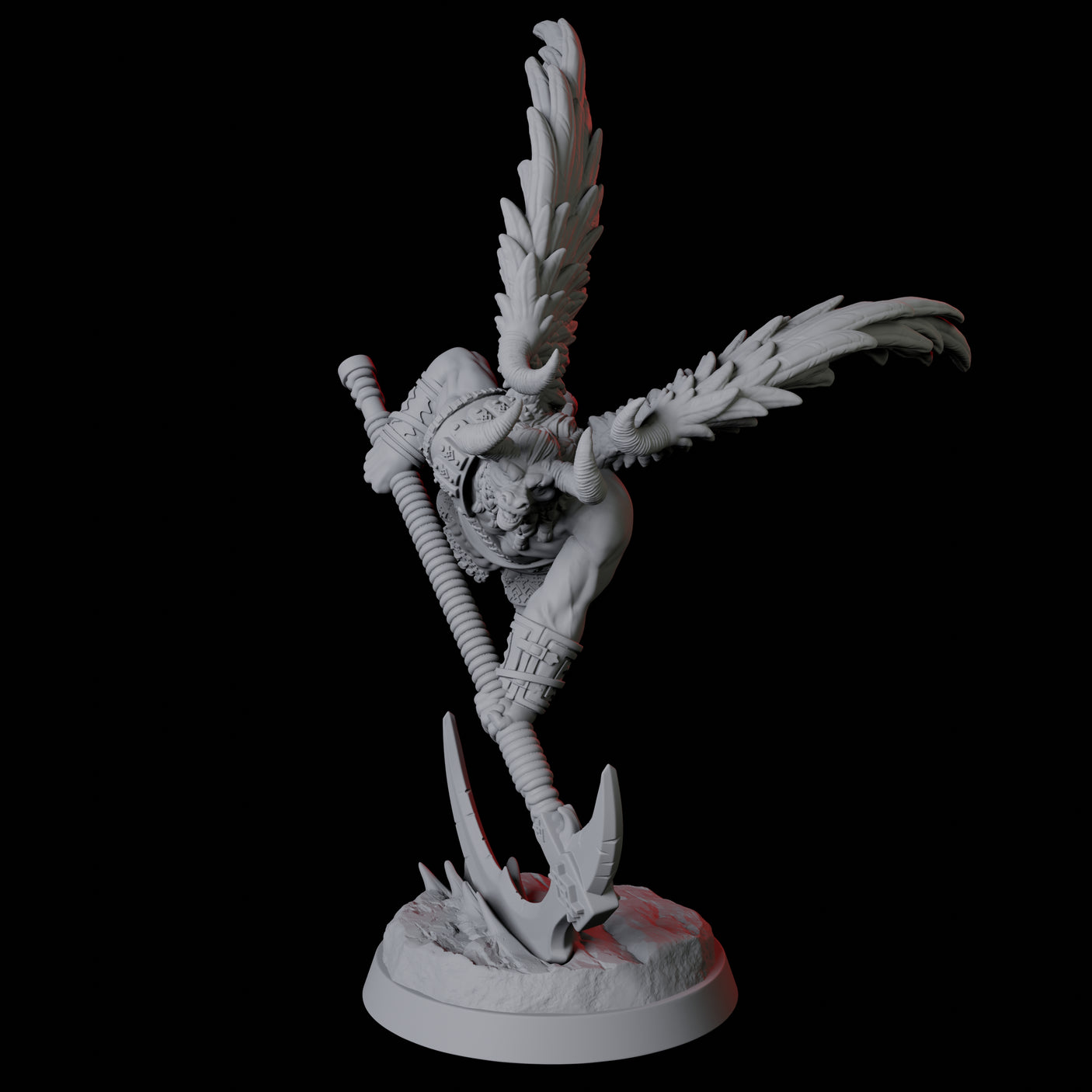 Winged Bull Man C