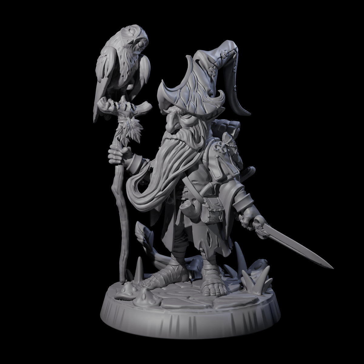 Salty Forest Halfling Wizard
