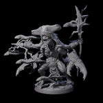 Sparking Multi-Armed Sahuagin Sorcerer