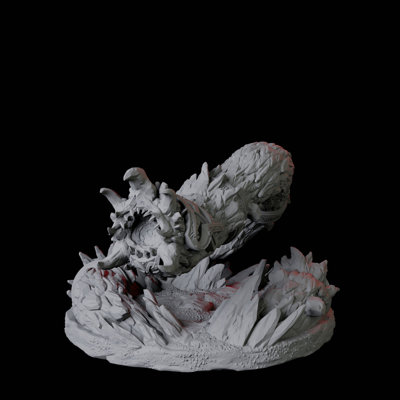 Thrashing Purple Worm C