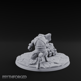 Spell Hurling Ratfolk Priest Miniature for Dungeons and Dragons, Pathfinder or other TTRPGs