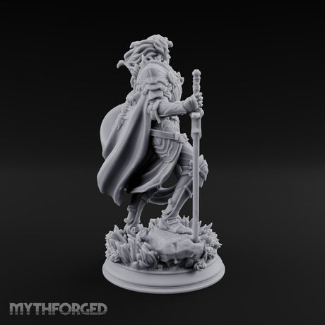 Sword at Rest Human Prince Miniature for Dungeons and Dragons, Pathfinder or other TTRPGs