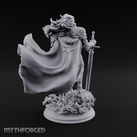 Sword at Rest Human Prince Miniature for Dungeons and Dragons, Pathfinder or other TTRPGs