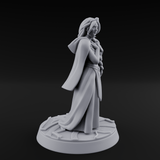Clutching Her Pearls Human Princess Miniature for Dungeons and Dragons, Pathfinder or other TTRPGs
