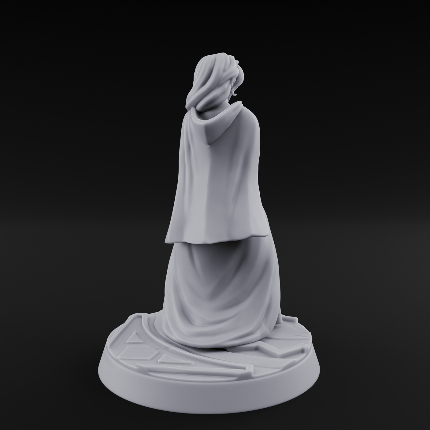 Clutching Her Pearls Human Princess Miniature for Dungeons and Dragons, Pathfinder or other TTRPGs