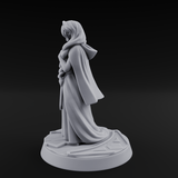 Clutching Her Pearls Human Princess Miniature for Dungeons and Dragons, Pathfinder or other TTRPGs