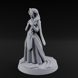 Clutching Her Pearls Human Princess Miniature for Dungeons and Dragons, Pathfinder or other TTRPGs