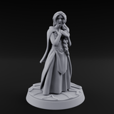 Clutching Her Pearls Human Princess Miniature for Dungeons and Dragons, Pathfinder or other TTRPGs