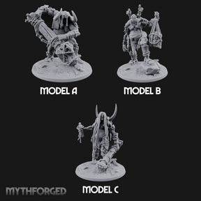 Prisoner Dangling Hill Giant Marauders Miniature for Dungeons and Dragons, Pathfinder or other TTRPGs
