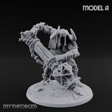 Prisoner Dangling Hill Giant Marauders Miniature for Dungeons and Dragons, Pathfinder or other TTRPGs