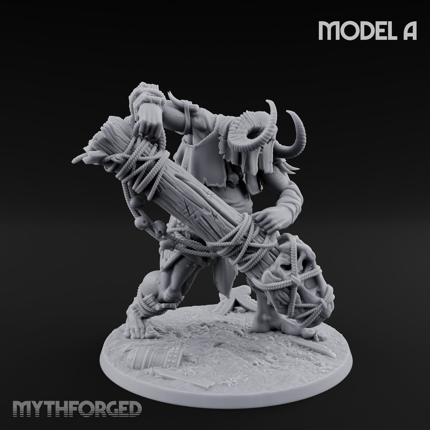 Prisoner Dangling Hill Giant Marauders A Miniature for Dungeons and Dragons, Pathfinder or other TTRPGs