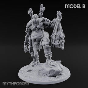Prisoner Dangling Hill Giant Marauders B Miniature for Dungeons and Dragons, Pathfinder or other TTRPGs
