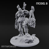 Prisoner Dangling Hill Giant Marauders B Miniature for Dungeons and Dragons, Pathfinder or other TTRPGs