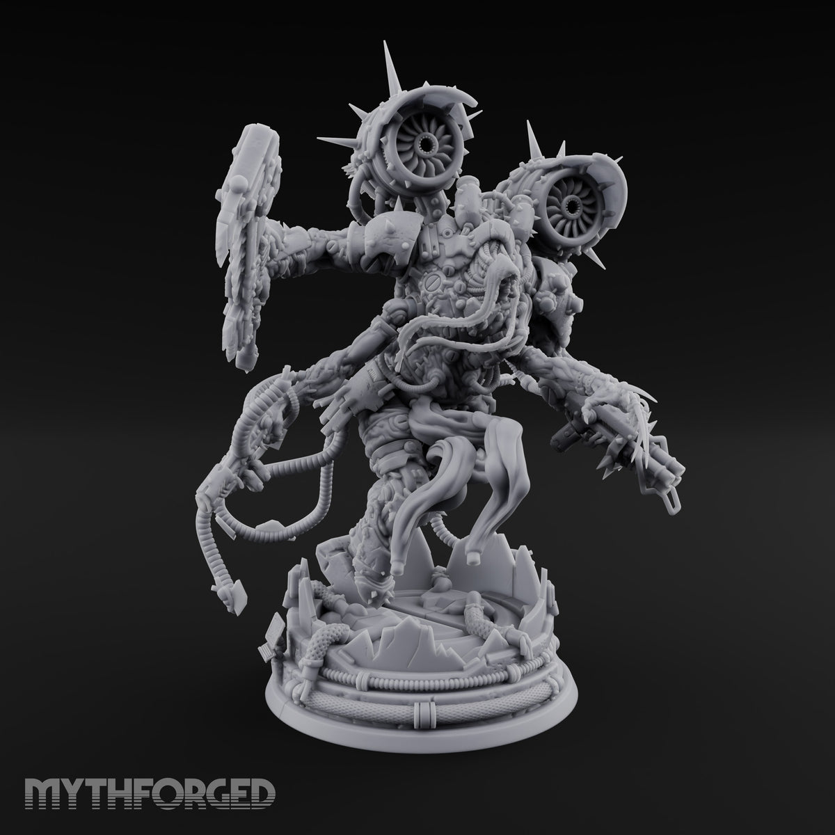 Two Turbines, Zero Restraint Flesh Golem Cyber Brute — FX