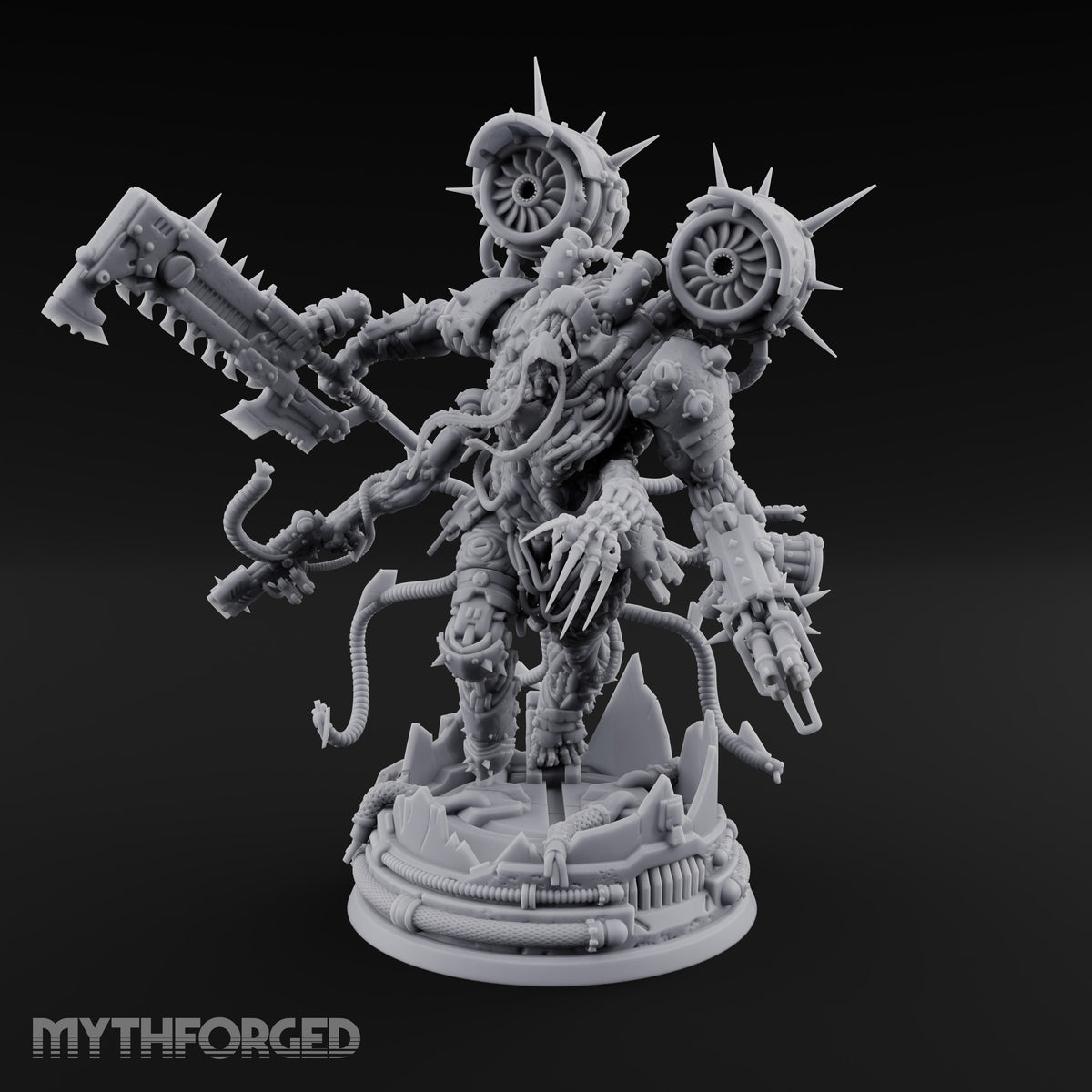 Two Turbines, Zero Restraint Flesh Golem Cyber Brute — No FX