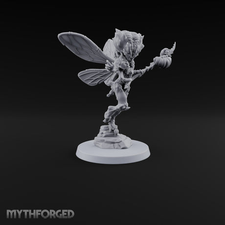 Buzzing Inside Your Skull Chasme Winged Insect Demon with Staff