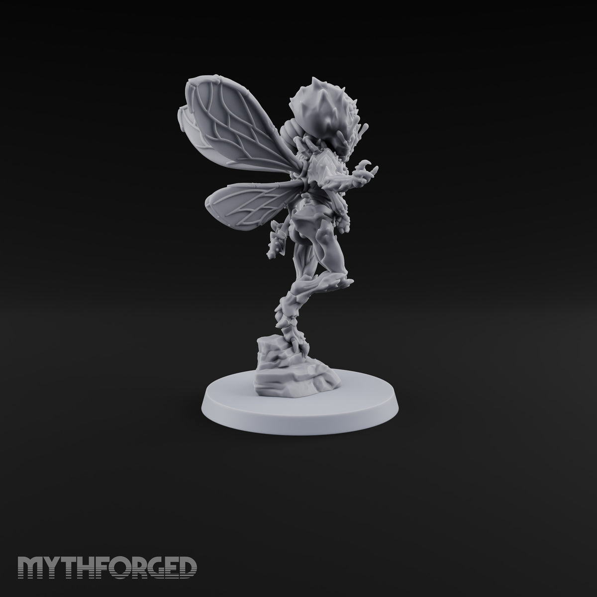 Buzzing Inside Your Skull Chasme Winged Insect Demon with Staff