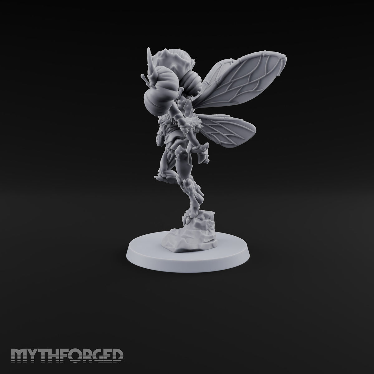 Buzzing Inside Your Skull Chasme Winged Insect Demon with Staff