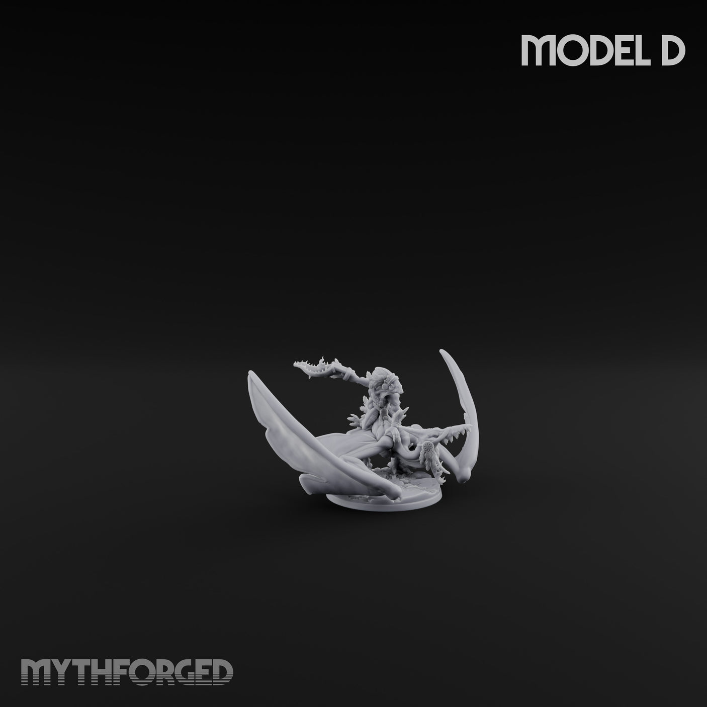 Pterror Riding Lizardfolk Beast Rider D Miniature for Dungeons and Dragons, Pathfinder or other TTRPGs