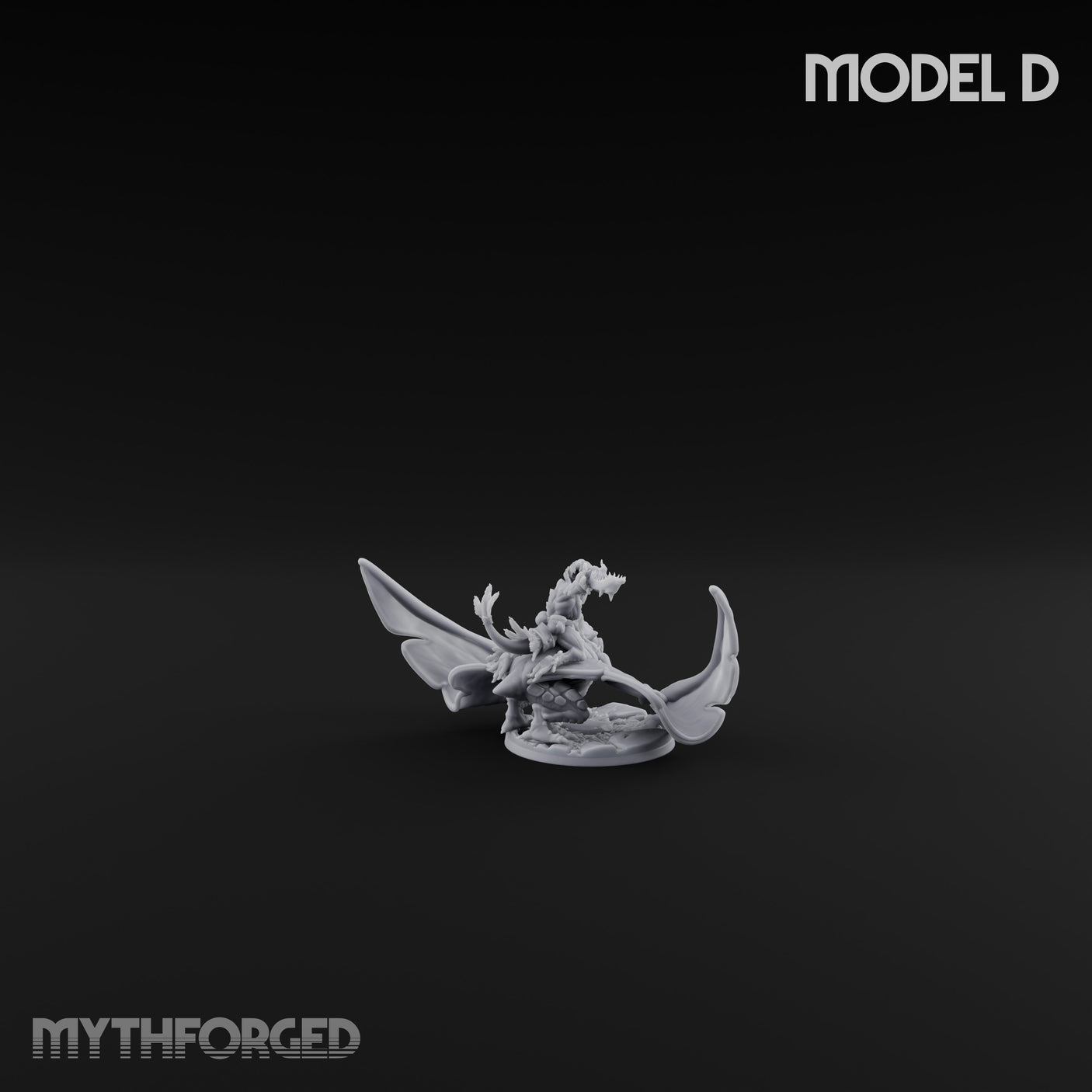Pterror Riding Lizardfolk Beast Rider D Miniature for Dungeons and Dragons, Pathfinder or other TTRPGs