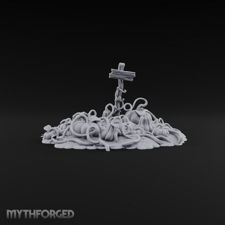 Scarecrow-Tended Vegetable Patch C Miniature for Dungeons and Dragons, Pathfinder or other TTRPGs